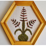 Wandversiering met halfedelstenen en/of edelstenen